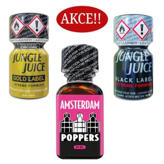 Poppers Amsterdam Jungle Juice action pack 3ks