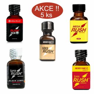 Poppers Rush 25 ml Big Mix Pack 5ks