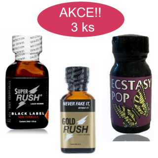 POPPERS Rush Extase mix pack 3ks
