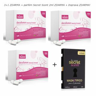 VALAVANI DecoFemm Beauty Breast 2+1 ZDARMA, 360 kapslí/Parfém zdarma