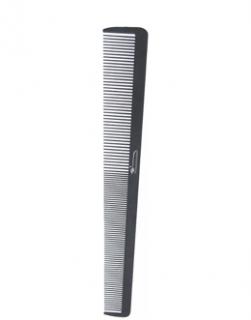 Hřeben DELRIN POM dlouhý, výrazné rozšíření, řídký/hustý 20,2cm