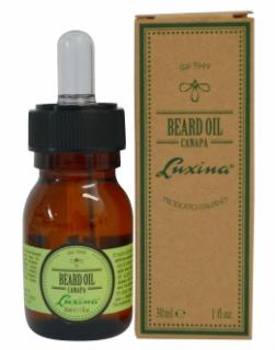 Luxina Beard Oil CANAPA olej pro pokožku a vousy s konopným olejem 30ml