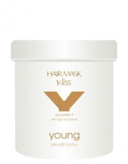 Young Y-LISS Maska pro hebké a dokonale hladké vlasy, argan a kašmír 1000ml