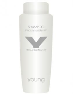 Young Y-REBUILD Šampon obnovující s makadamiovým olejem a keratinem 300ml
