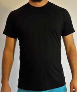 Duriel Short - Pánský Varianta: Čisté tričko bez loga a potisku, Barva: Černá, Velikost: XL