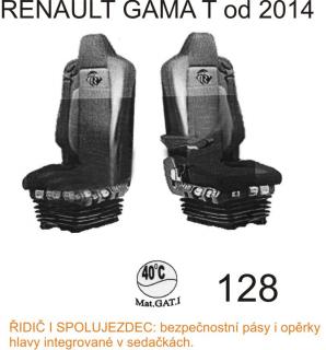 autopotahy RENAULT č.128 - new GAMA T od 2014