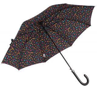 Dámský holový deštník barevný puntík