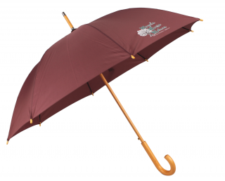 Dámský holový deštník ekologický jednobarevný, 2 barvy Barvy: Vínová
