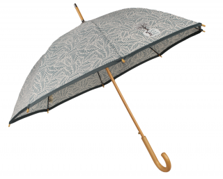 Dámský holový deštník ekologický RAMAGE, listový vzor Barvy: Zelená