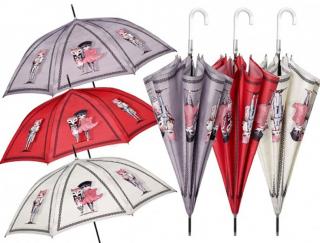 Dámský holový deštník GATTI Barvy: Červená