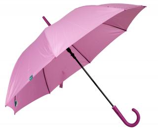 Dámský holový deštník jednobarevný Barvy: Světle růžová