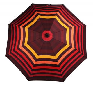 Dámský holový deštník pruhy Barvy: Červená