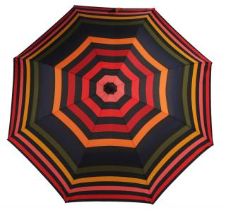 Dámský holový deštník pruhy Barvy: Zelená