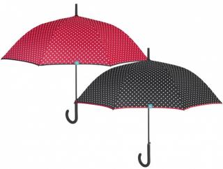 Dámský holový deštník Puntík, 2 varianty Barvy: Černá
