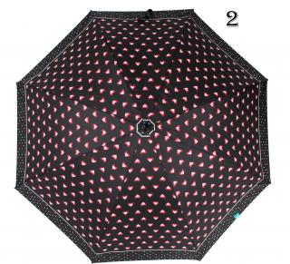 Dámský holový deštník srdíčkový Číslování: 2