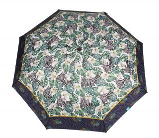 Dámský plně automatický deštník   Listy  Barvy: Modrá