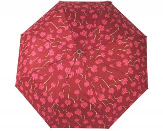 Dámský plně automatický deštník  Lotus Barvy: Červená