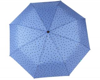 Dámský skládací deštník  manuální FLUO, Perletti Barvy: Modrá