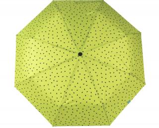 Dámský skládací deštník  manuální FLUO, Perletti Barvy: Zelená