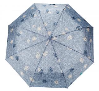 Dámský skládací deštník  manuální  listy  Barvy: Modrá