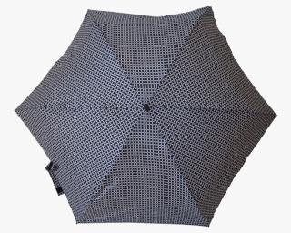 Dámský skládací deštník mini ČB Mřižka