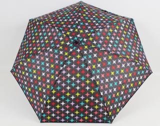 Dámský skládací deštník mini Hvězdy a Cikcak Vzor: Hvězdy