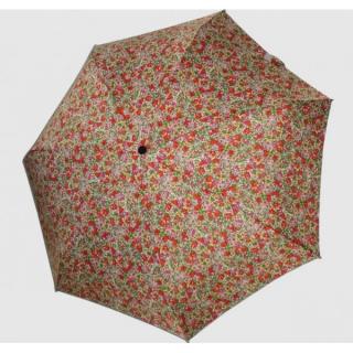 Dámský skládací deštník mini Květiny barevné malé