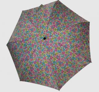 Dámský skládací deštník mini Květiny barevné provensal