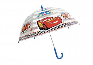 Dětský průhledný deštník Auta-2