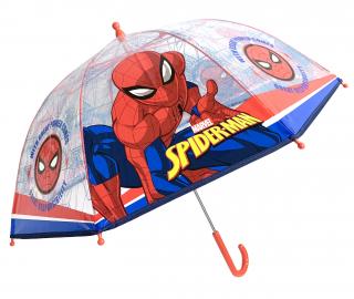 Dětský průhledný deštník Spiderman