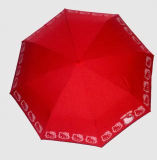 Dětský skládací deštník Hello Kitty Barvy: Červená
