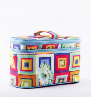 Kosmetická taška Sincini-dvoupatrový kufr,  Jaro