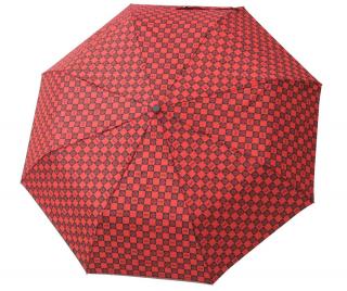 Luxusní dámský skládací deštník manuální VERSACE Barvy: Červená