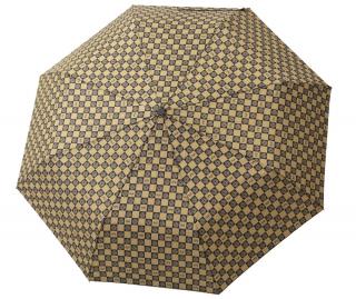 Luxusní dámský skládací deštník manuální VERSACE Barvy: Hnědá