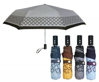 Luxusní dámský skládací plněautomatický deštník  VERSAGE Barvy: Fialová