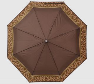 Luxusní dámský skládací vystřelovací deštník  VERSACE Barvy: Hnědá