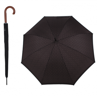 Luxusní pánský holový deštník Guy Laroche Barvy: Hnědá