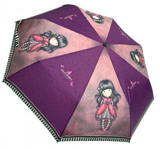 Luxusní skládací vystřelovací deštník Gorjuss Santoro růžový