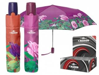 Skládací deštník jednobarevný s růžemi Barvy: Oranžová