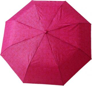 Skládací deštník manuální růžové kvítky