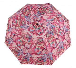 Skládací extralehký deštník Strawberry