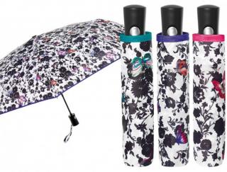Skládací vystřelovací deštník Motýlci Barvy: Fialová