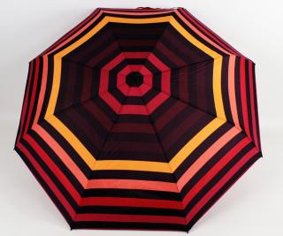 Skládací vystřelovací deštník Pruhy Barvy: Červená