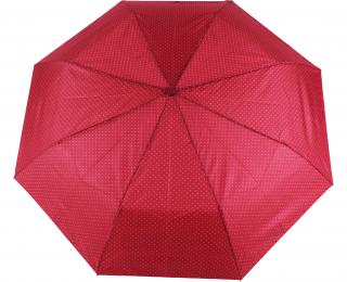 Skládací vystřelovací deštník PUNTÍK Barvy: Červená