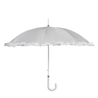 Svatební  deštník s volánem Barvy: Krémová