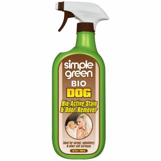 SIMPLE GREEN BIO DOG - odstraňovač skvrn a zápachu na měkké povrchy Objem, balení: 32 OZ / 946 ml / 1000 ml láhev s rozprašovačem