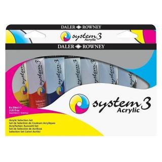 Akrylová barva System 3 sada 8x59 ml