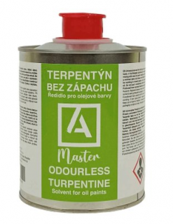 bezzápachový terpentýn  Master A  700 ml. plech