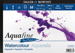 Blok akvarelový 300g Aquafine texture Daler-Rowney - 12 listů A4
