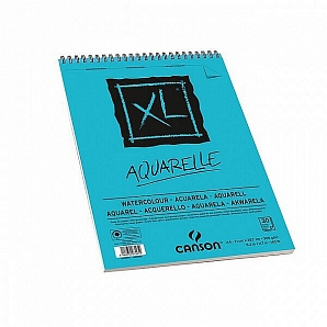 Blok akvarelový aquarelle XL Canson 30listů 300g spirála A3